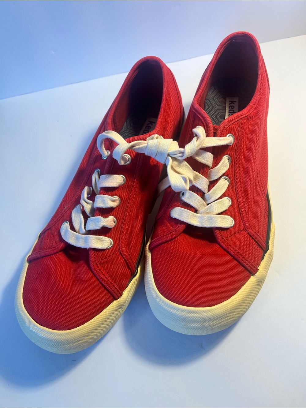 Keds Women’s Size 7 Red Canvas Classic Low Top Sneakers Retro